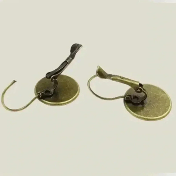 1 pair New Bird Time Glass Animal Pattern Earrings - Picture 2 of 3